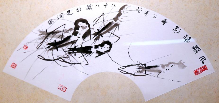 翰墨扇韵迎上巳 丹青雅聚颂兰亭—第七届心慕兰亭书社社员书画展在礼贤美术馆隆重开幕(图16)